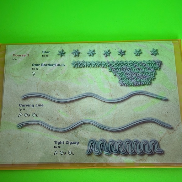 Wilton Cake Decorating Set Practice - Picture 2 of 10